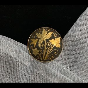 VTG 1950’s Damascene Brooch pin